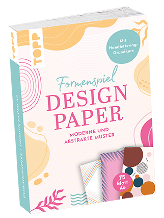 Design Paper A6 Formenspiel. Mit Handlettering-Grundkurs